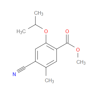 methyl 4-cyano-2-isopropoxy-5-methylbenzoate
