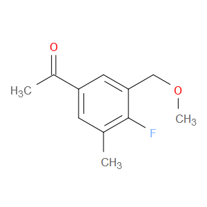 1-(4-fluoro-3-(methoxymethyl)-5-methylphenyl)ethanone