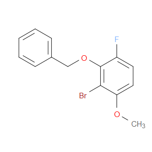 2-(benzyloxy)-3-bromo-1-fluoro-4-methoxybenzene