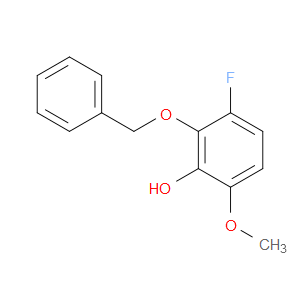2-(benzyloxy)-3-fluoro-6-methoxyphenol