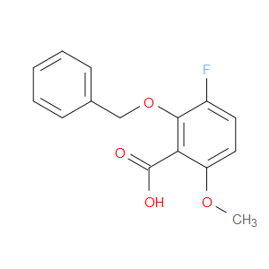 2-(benzyloxy)-3-fluoro-6-methoxybenzoic acid
