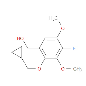 (2-(cyclopropylmethoxy)-4-fluoro-3,5-dimethoxyphenyl)methanol