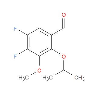 4,5-difluoro-2-isopropoxy-3-methoxybenzaldehyde