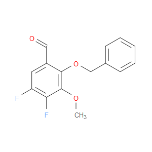 2-(benzyloxy)-4,5-difluoro-3-methoxybenzaldehyde