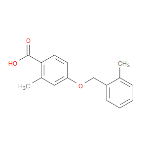 2-methyl-4-((2-methylbenzyl)oxy)benzoic acid