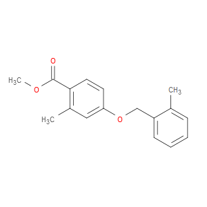 methyl 2-methyl-4-((2-methylbenzyl)oxy)benzoate