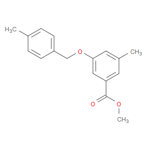methyl 3-methyl-5-((4-methylbenzyl)oxy)benzoate