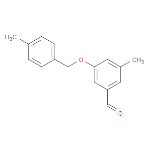 3-methyl-5-((4-methylbenzyl)oxy)benzaldehyde