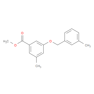 methyl 3-methyl-5-((3-methylbenzyl)oxy)benzoate