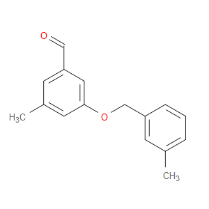 3-methyl-5-((3-methylbenzyl)oxy)benzaldehyde