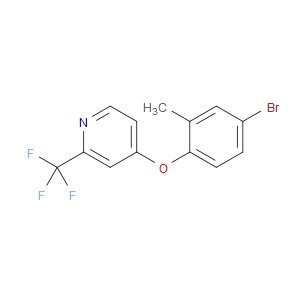 4-(4-Bromo-2-methylphenoxy)-2-(trifluoromethyl)pyridine