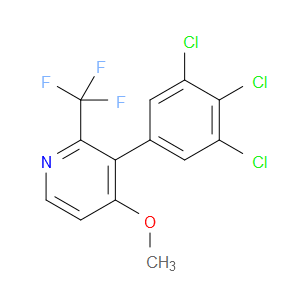 Pyridine, 4-methoxy-3-(3,4,5-trichlorophenyl)-2-(trifluoromethyl)-