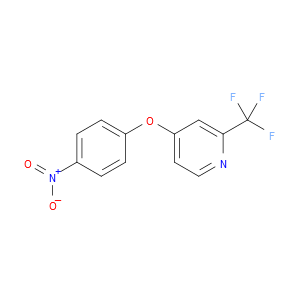 4-(4-nitrophenoxy)-2-(trifluoromethyl)pyridine
