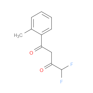4,4-Difluoro-1-(2-methylphenyl)-1,3-butanedione