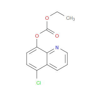 Carbonic acid, 5-chloro-8-quinolyl ethyl ester