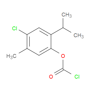 4-Chloro-5-methyl-2-(1-methylethyl)phenyl carbonochloridate