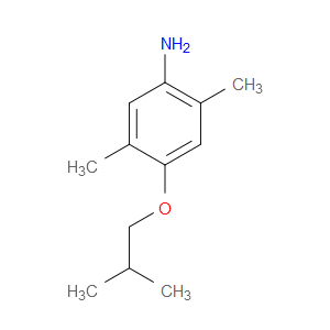 2,5-Dimethyl-4-(2-methylpropoxy)benzenamine