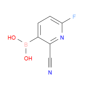 B-(2-Cyano-6-fluoro-3-pyridinyl)boronic acid