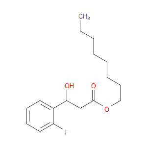 Octyl 2-fluoro-β-hydroxybenzenepropanoate