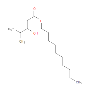 Decyl 3-hydroxy-4-methylpentanoate