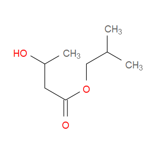 Butanoic acid, 3-hydroxy-, 2-methylpropyl ester