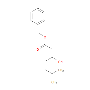 Phenylmethyl 3-hydroxy-6-methylheptanoate