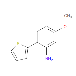 5-Methoxy-2-(2-thienyl)benzenamine
