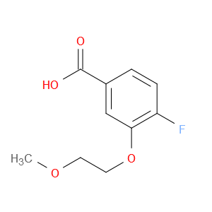 Benzoic acid, 4-fluoro-3-(2-methoxyethoxy)-