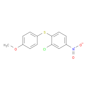 (2-chloro-4-nitrophenyl)(4-methoxyphenyl)sulfane