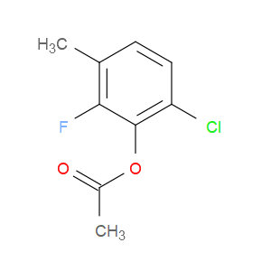 Phenol, 6-chloro-2-fluoro-3-methyl-, 1-acetate
