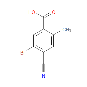 Benzoic acid, 5-bromo-4-cyano-2-methyl-