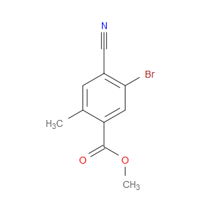 Benzoic acid, 5-bromo-4-cyano-2-methyl-, methyl ester