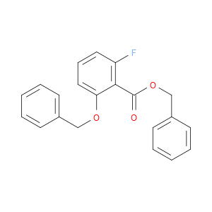 Phenylmethyl 2-fluoro-6-(phenylmethoxy)benzoate