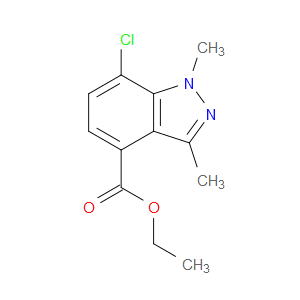 Ethyl 7-chloro-1,3-dimethyl-1H-indazole-4-carboxylate