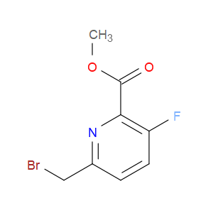 methyl 6-(bromomethyl)-3-fluoropicolinate