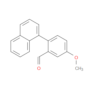 5-Methoxy-2-(1-naphthalenyl)benzaldehyde