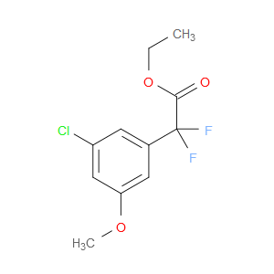 Ethyl 3-chloro-α,α-difluoro-5-methoxybenzeneacetate