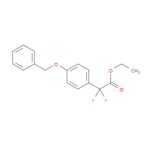 Ethyl α,α-difluoro-4-(phenylmethoxy)benzeneacetate