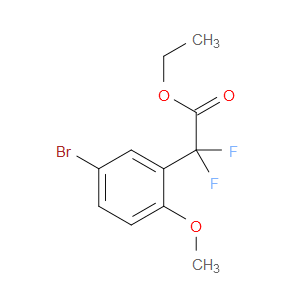 Ethyl 5-bromo-α,α-difluoro-2-methoxybenzeneacetate