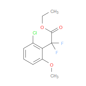 Ethyl 2-chloro-α,α-difluoro-6-methoxybenzeneacetate