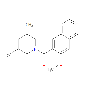 (3,5-Dimethyl-1-piperidinyl)(3-methoxy-2-naphthalenyl)methanone