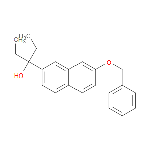 α,α-Diethyl-7-(phenylmethoxy)-2-naphthalenemethanol