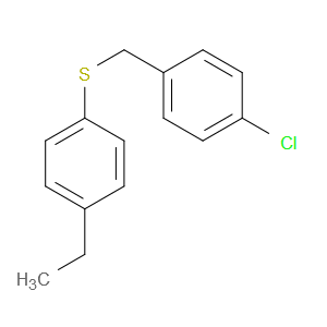 Sulfide, p-chlorobenzyl p-ethylphenyl