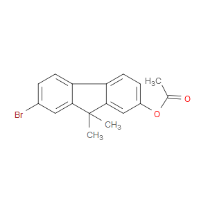9H-Fluoren-2-ol, 7-bromo-9,9-dimethyl-, 2-acetate