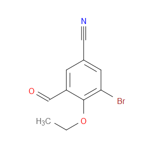 3-Bromo-4-ethoxy-5-formylbenzonitrile