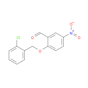2-((2-chlorobenzyl)oxy)-5-nitrobenzaldehyde
