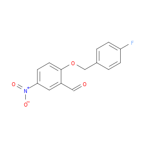 2-((4-fluorobenzyl)oxy)-5-nitrobenzaldehyde