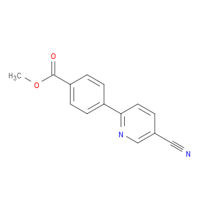 Benzoic acid, 4-(5-cyano-2-pyridinyl)-, methyl ester