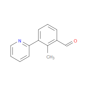 Benzaldehyde, 2-methyl-3-(2-pyridinyl)-
