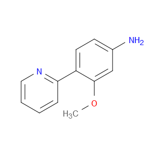 3-Methoxy-4-(2-pyridinyl)benzenamine